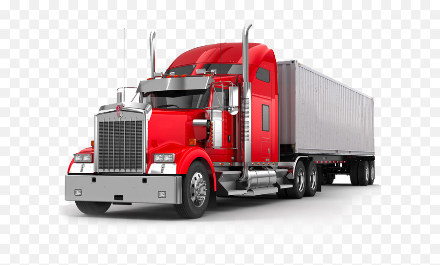 Download Shipping Container Delivery - Trailer Truck Full Emoji,Trucks Png