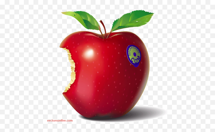 Pin Eaten Apple Clipart - Apple With A Bite Taken Out Emoji,Apple Clipart Transparent