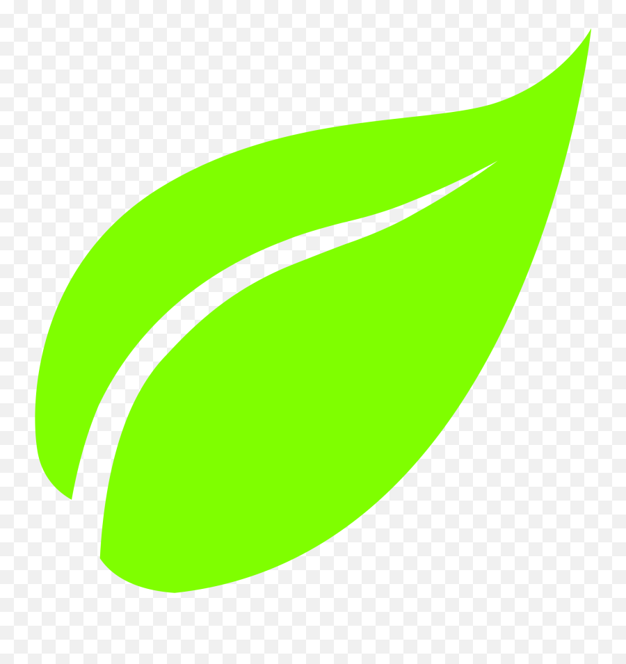 Green Bright Leaf Clipart Free Image - Leaf Icon Svg Emoji,Leaf Clipart