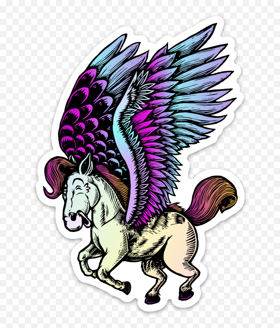 Pegasus Sticker Noosh Studios Emoji,Pegasus Clipart