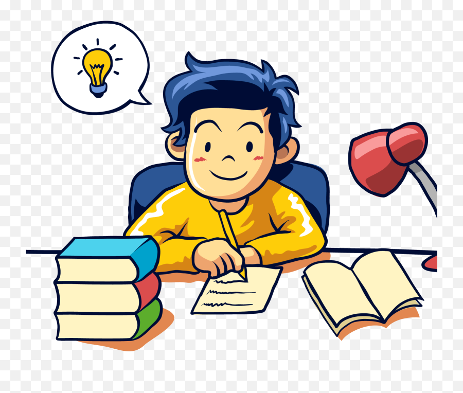 Student Writing Clipart Png Transparent - Learning Clipart Emoji,Writing Clipart
