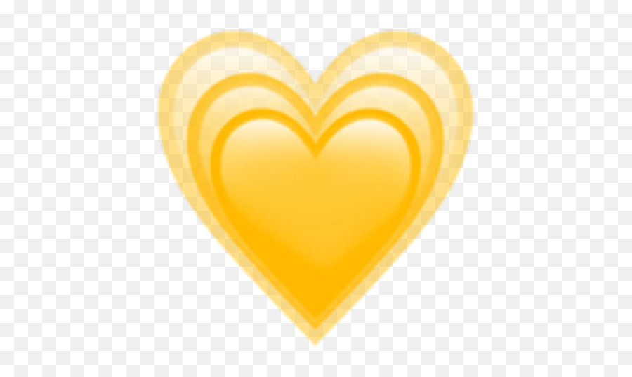 Heart Corazon Yellow Amarillo Sticker By S Emoji,Yellow Heart Emoji Png