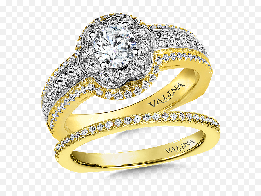 Diamond Halo Engagement Ring Mounting In 14k Yellowwhiterose Gold 59 Ct Tw Emoji,White Rose Transparent Background