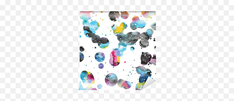 Watercolor Galaxy Background Wall Mural U2022 Pixers - We Live Emoji,Galaxy Background Png