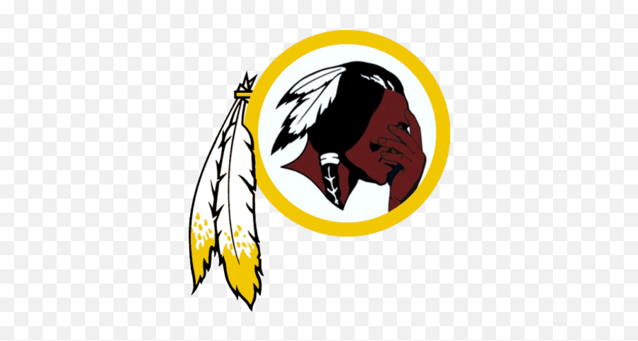 The Future Is Now - Washington Redskins Logo Facepalm Emoji,Washington Redskins Logo