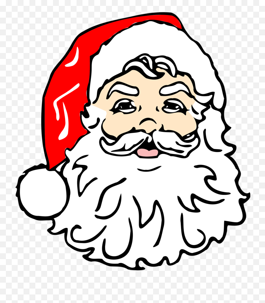 Classic Santa At Clkercom Vector Online - Santa Clip Art Emoji,Santa Clipart