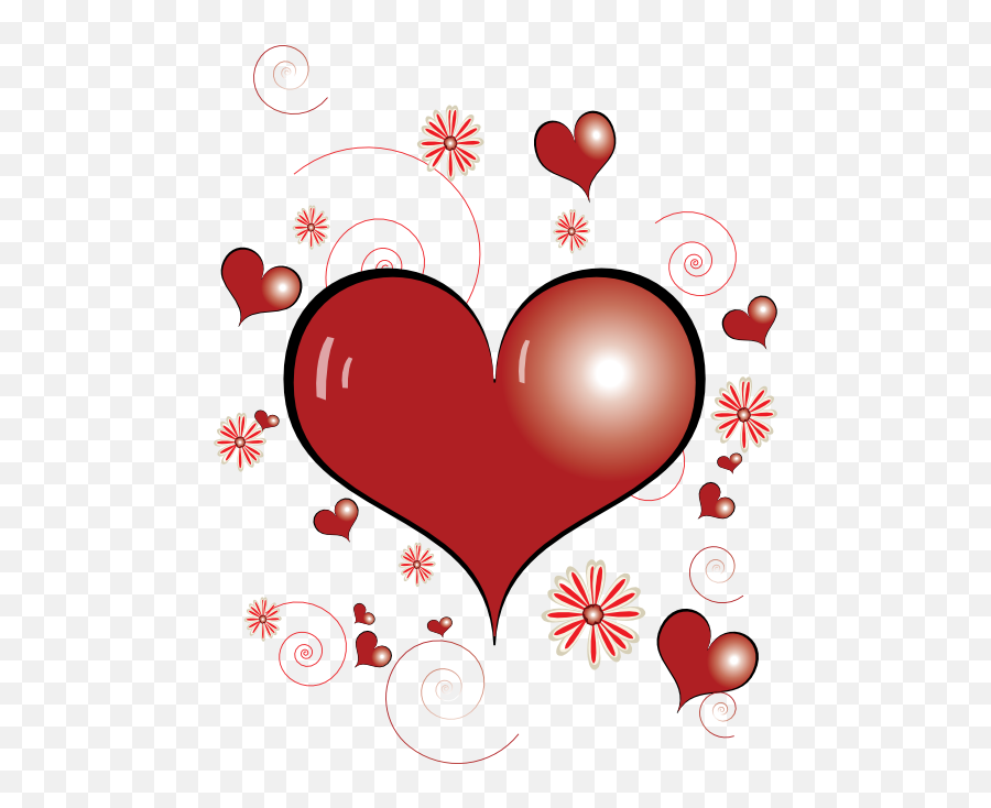 Red Heart Clipart I2clipart - Royalty Free Public Domain Girly Emoji,Red Heart Clipart