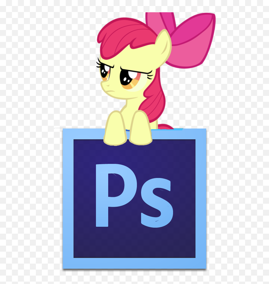 Mlp Logo Adobe Photoshop Cs6 By Vinyltoasters - Psd To Html Fictional Character Emoji,Photoshop Logo