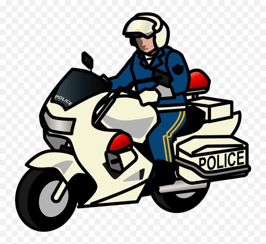 Police Motorcycle Clipart Free Download Transparent Png - Police Motorcycle Clipart Emoji,Motorcycle Png