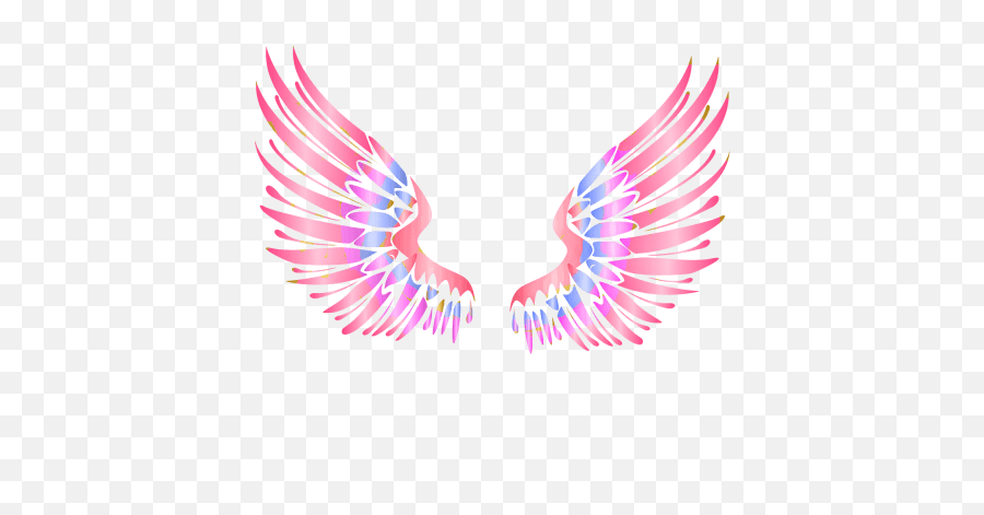 Colorful Angels Wings Png - Transparent Photo Image Angel Wings Png Emoji,Angel Wings Transparent