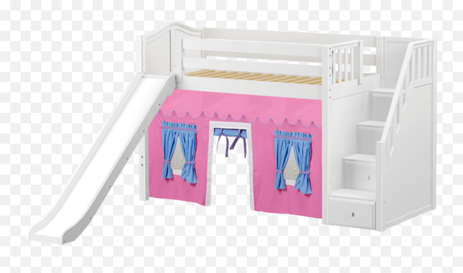 Slide U0026 Staircase Loft Bed Emoji,Bed Transparent