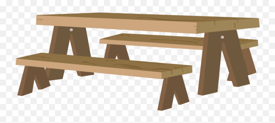 Best Picnic Table Clipart - Picknick Table Cartoon Png Emoji,Table Clipart