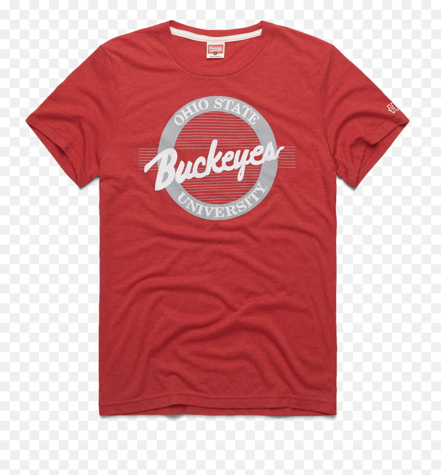 Download Retro Ohio State University Osu Buckeyes Vintage - Short Sleeve Emoji,Ohio St Buckeyes Logo