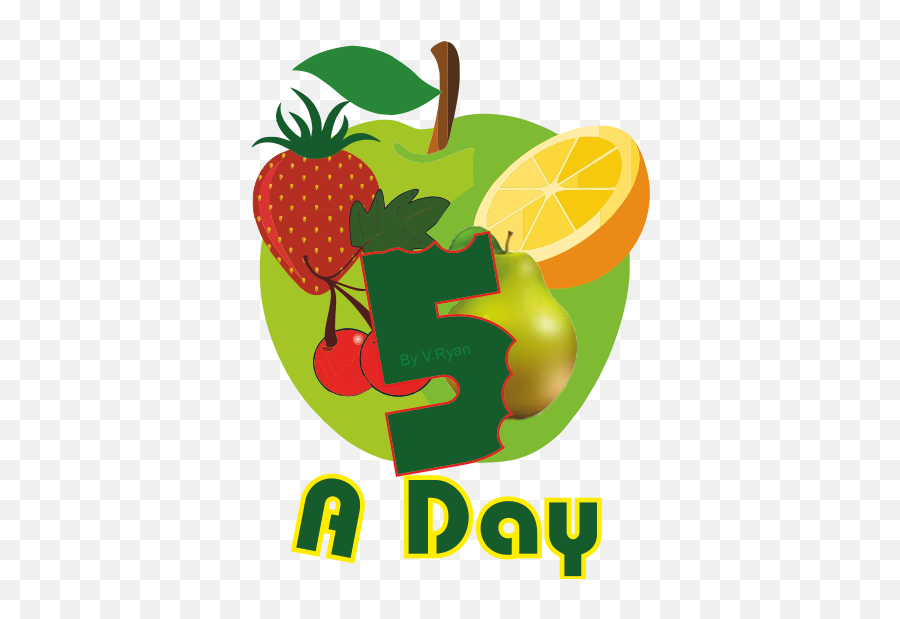 5 A Day Clipart 1651510 - Png Images Pngio Five A Day Clipart Emoji,5 Clipart