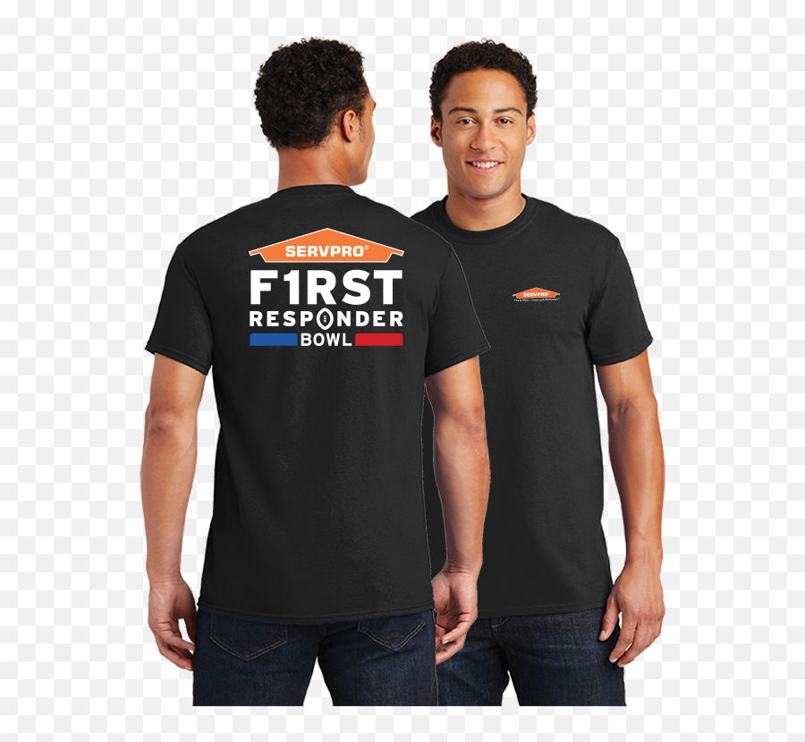 Servpro First Responder Bowl T - Gildan Ultra Cotton T Shirt Emoji,Servpro Logo