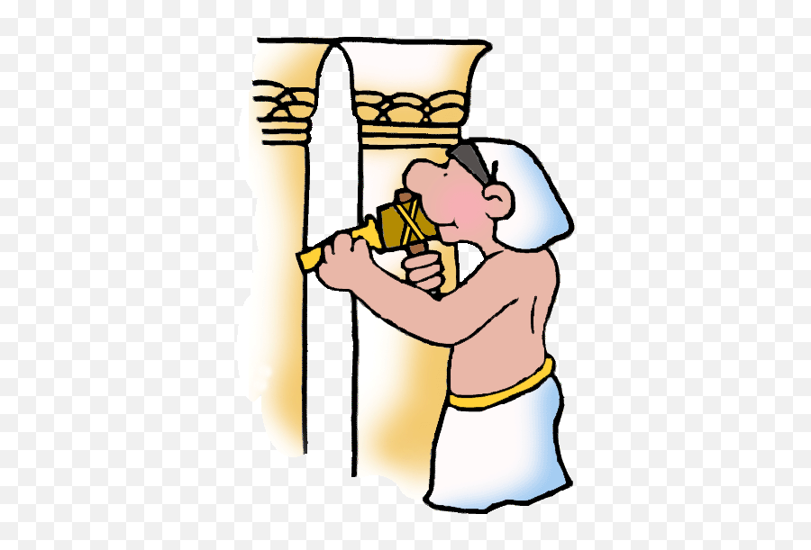 Professions And Occupations In Ancient Egypt For Kids - Cartoon Scribes In Ancient Egypt Emoji,Pyramids Clipart