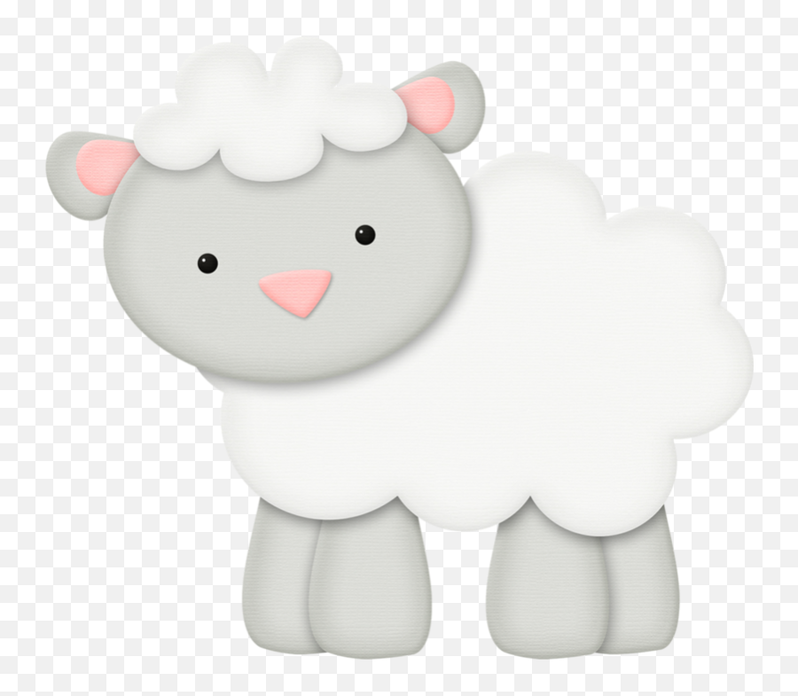 Stuffed Animal Clipart Lamb - Animales Granja Png Oveja Farm Birthday Png Cartoon Emoji,Stuffed Animal Clipart