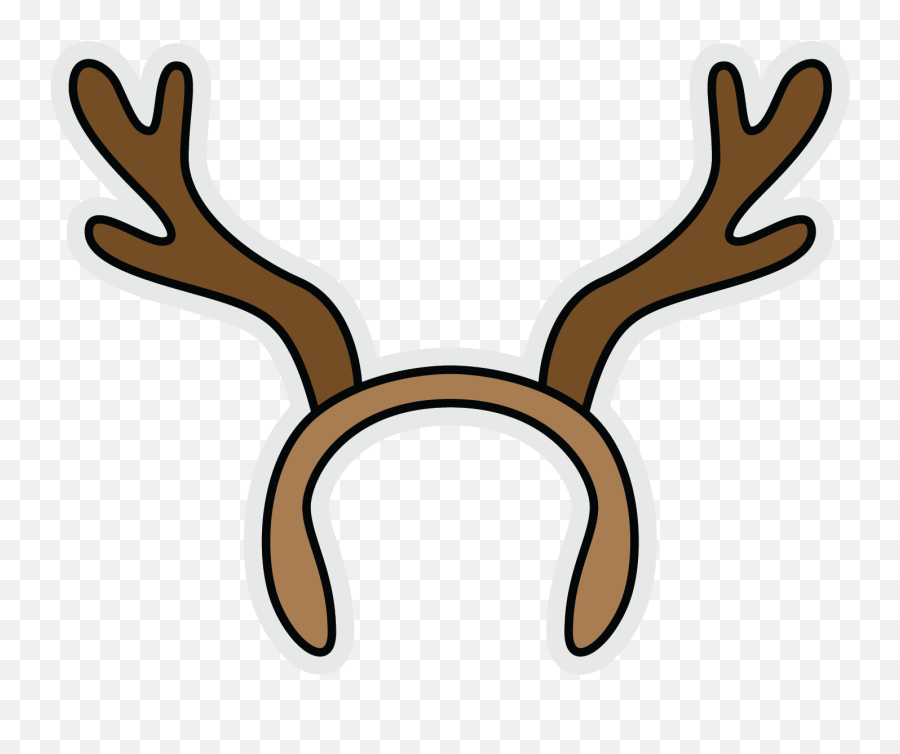 Christmas Patch Deer Headband Graphic By Studioisamu Emoji,Headband Clipart