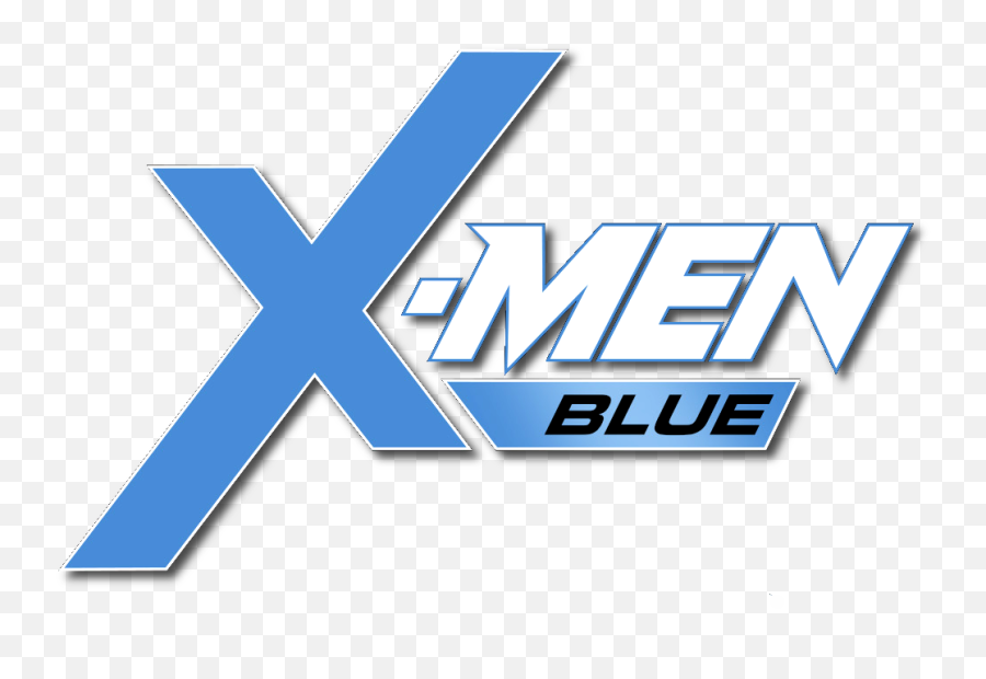 Blue - Language Emoji,X Men Logo