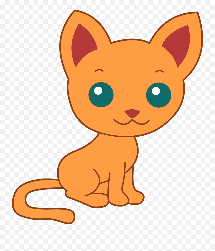 Download Kitten Transparent Png Clipart - Cat Full Size Emoji,Kitten Transparent Background