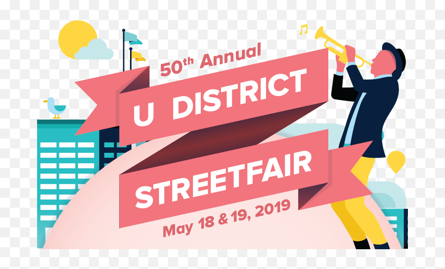Where To Stay University District Streetfair Emoji,University Of Washington Husky Logo