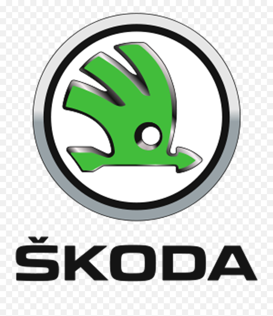 Škoda Auto Emoji,Car Logo With Wings