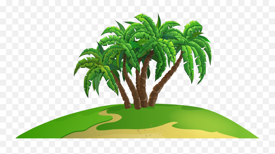Palm Tree Png Resolution600x310 Transparent Png Image - Island Clipart Png Emoji,Palm Tree Png