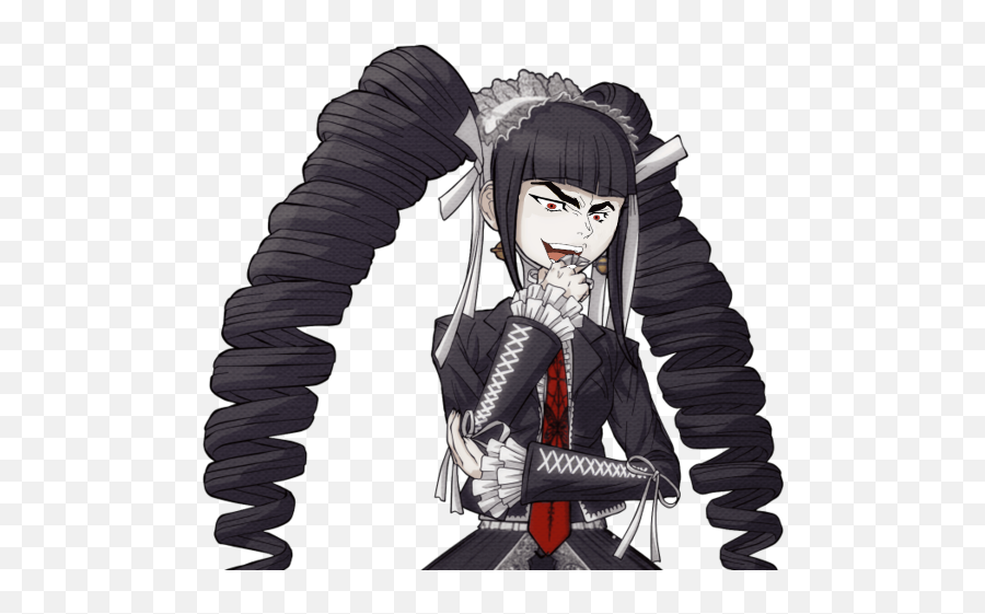 Daily Character With Dios Face - Celestia Ludenberg Sprites Half Body Emoji,Dio Face Png