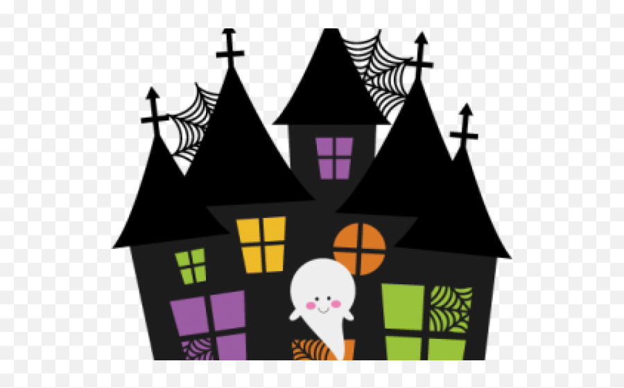 Halloween Haunted House Clipart Transparent Cartoon - Jingfm Big Haunted House Cartoon Emoji,House Clipart