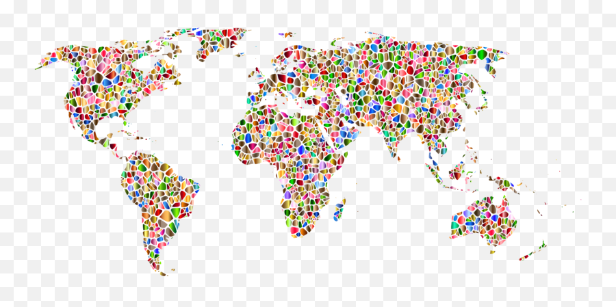 Sprinklesworldworld Map Png Clipart - Royalty Free Svg Png Outline High Resolution World Map Emoji,Sprinkles Clipart