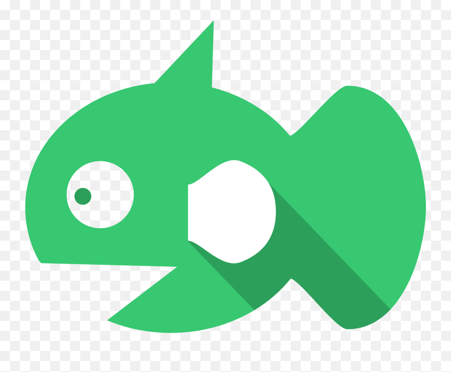 Fish Swimming In Ocean Clipart - Fish Minimalist Cartoon Emoji,Ocean Clipart