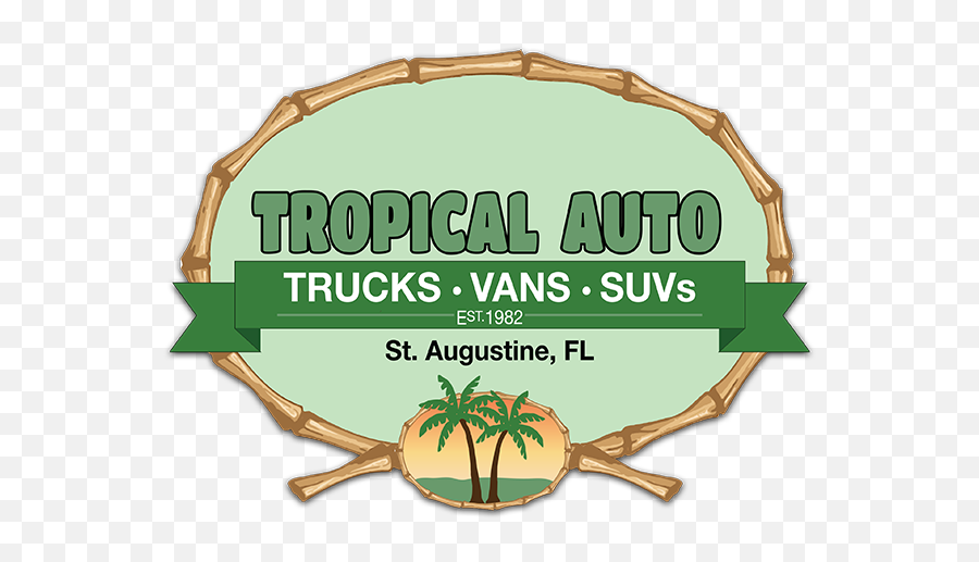 Trade Your Vehicle At Tropical Automotive St Augustine Fl - Ford Trucks Emoji,Tropical Logo