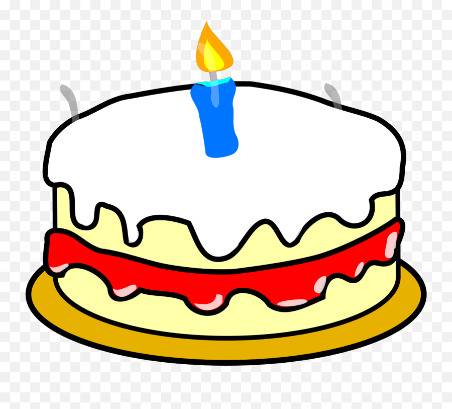 First Birthday Cake Clipart - First Birthday Cake Clip Art Emoji,Birthday Cake Clipart