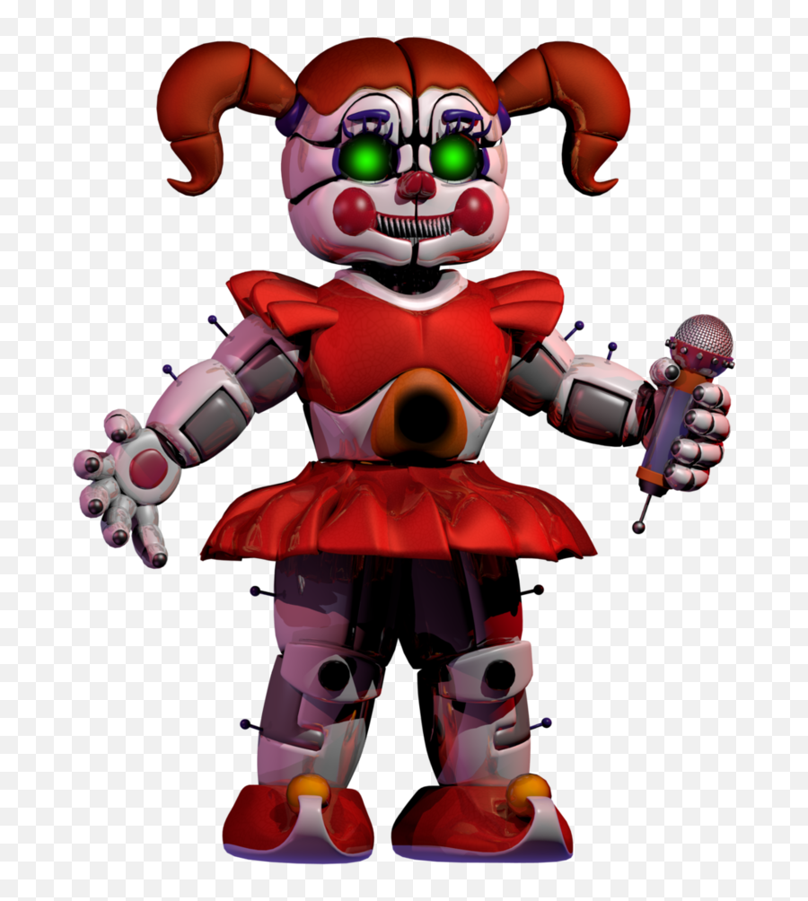 Download Graphic Free Stock Enderkillers World Update - Circus Baby Render Png Emoji,Baby Png