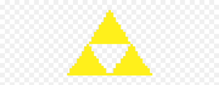 Triforce - Pixel Triforce Emoji,Triforce Png