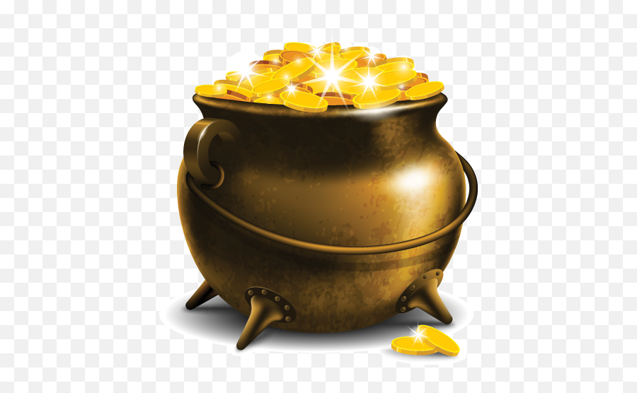 Day Pot Of Gold Png Transparent Png - Pot Of Gold Emoji,Pot Of Gold Png