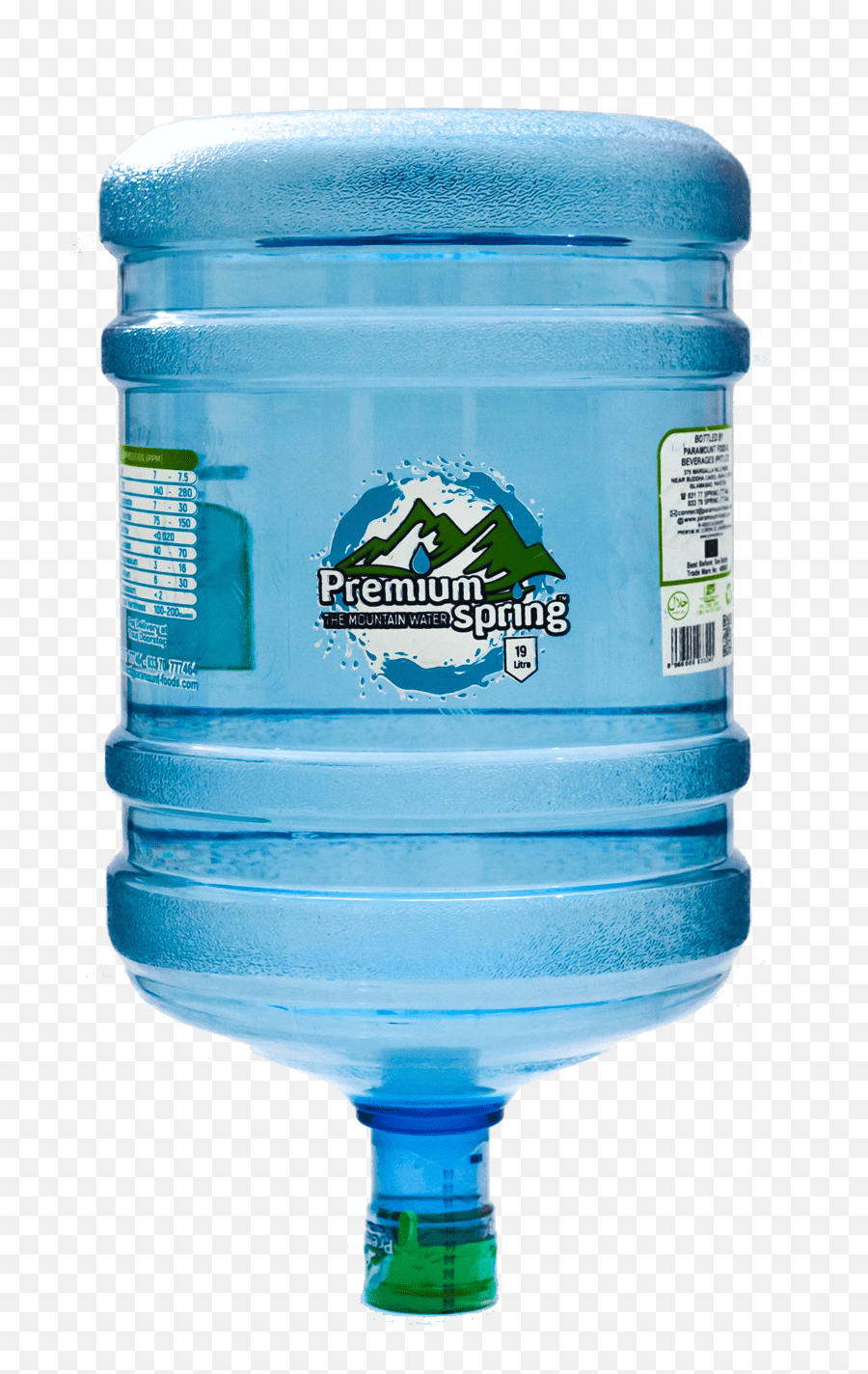 Paramount Foods U2013 Premium Spring U2013 The Mountain Water - Lid Emoji,Bottle Water Logos