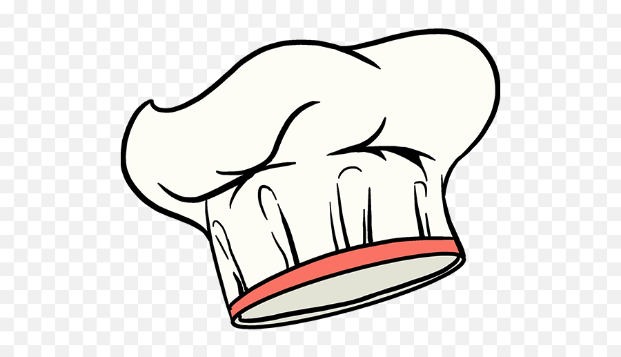 Chef Hat Png - How To Draw Chef Hat Draw A Chefs Hat Logo Chef Cap Png Emoji,Chef Clipart