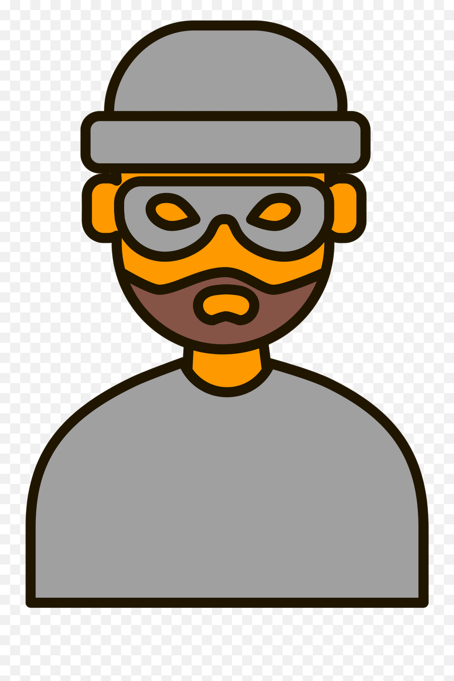 Robber Clipart - Dot Emoji,Robber Clipart