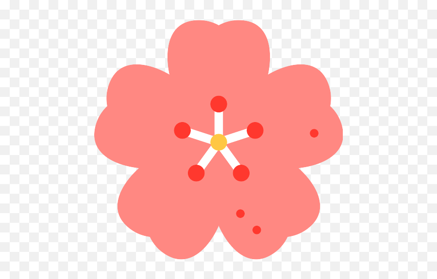 Cherry Blossom Vector Svg Icon - Cherry Blossom Free Icon Emoji,Cherry Blossom Png
