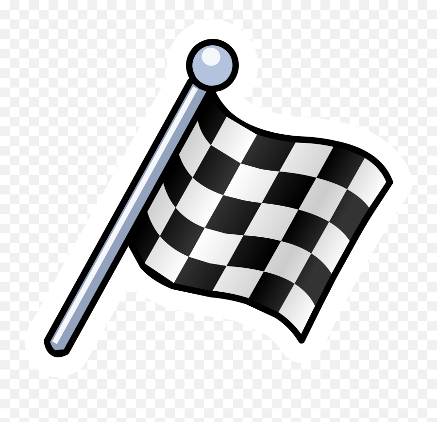 Club Penguin Rewritten Wiki - Clipart Finish Flag Png Emoji,Checkered Flag Png