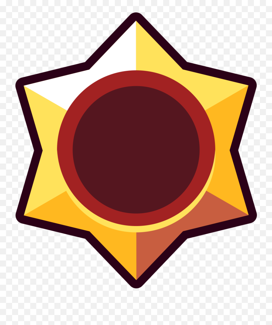 Download Gold Star Empty - Brawl Stars Png Emoji,Gold Star Logo