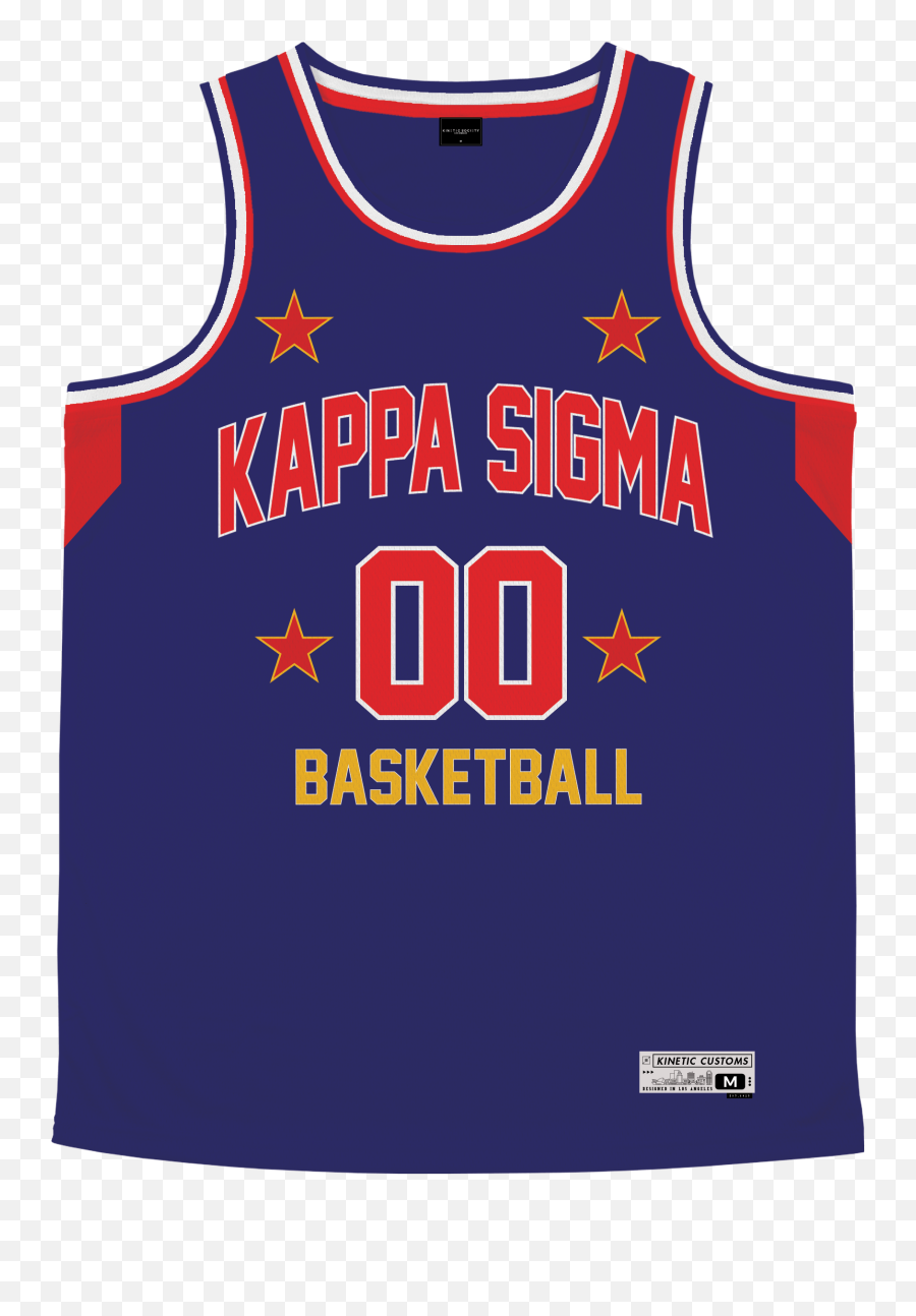 Kappa Sigma - Retro Ballers Basketball Jersey Senor Salsa Emoji,Kappa Sigma Logo