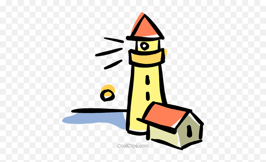 Lighthouse Royalty Free Vector Clip Art Illustration Emoji,Free Lighthouse Clipart