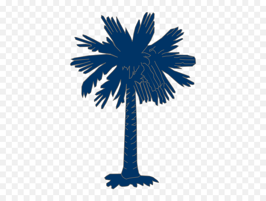 South Carolina Flag Palmetto With No Moon Clip Art - Vector Emoji,Southern Clipart