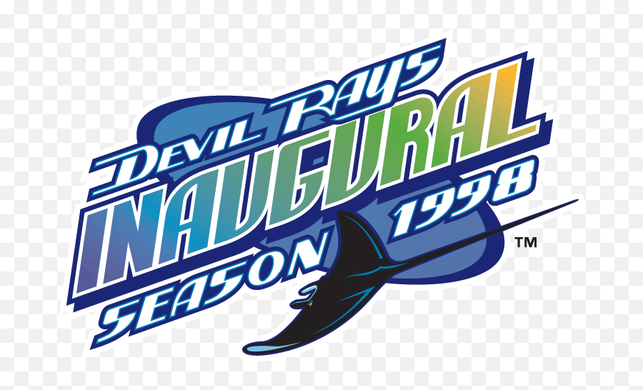 Tampa Bay Devil Rays Anniversary Logo - Tampa Bay Devil Rays Logo Emoji,Rays Logo