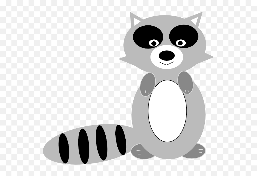 Raccoon Clipart Woodland - Racoon Clip Art Png Emoji,Raccoon Clipart