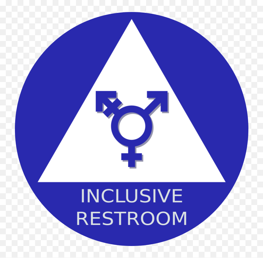 Gender Neutral Restroom Sign - Openclipart Emoji,Restroom Logo