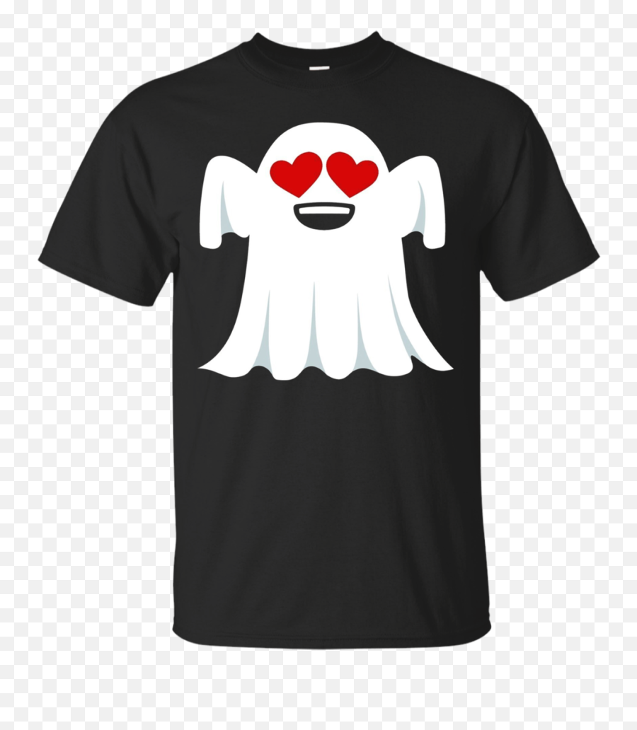 Shop High Quality Ghost Emoji T - Shirt Heart Eyes Halloween,Ghost Emoji Png