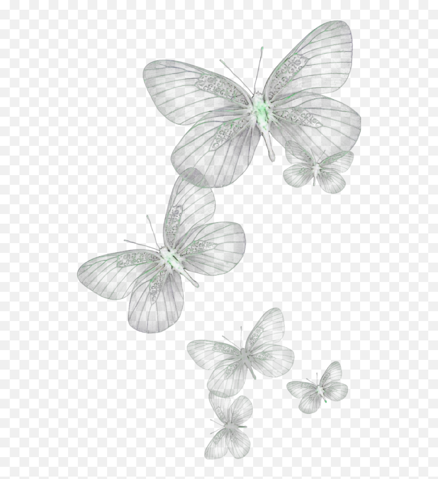 Ftestickers Butterflies Glow Green - Glow Butterfly Png Emoji,Watercolor Butterfly Png